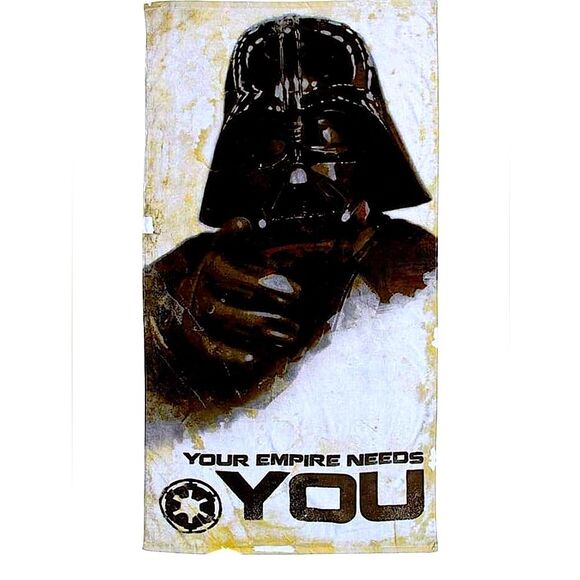 NWT Robe Factory Star Wars 30"x60" Darth Vader Your Empire Needs You Beach Towel - Picture 1 of 7